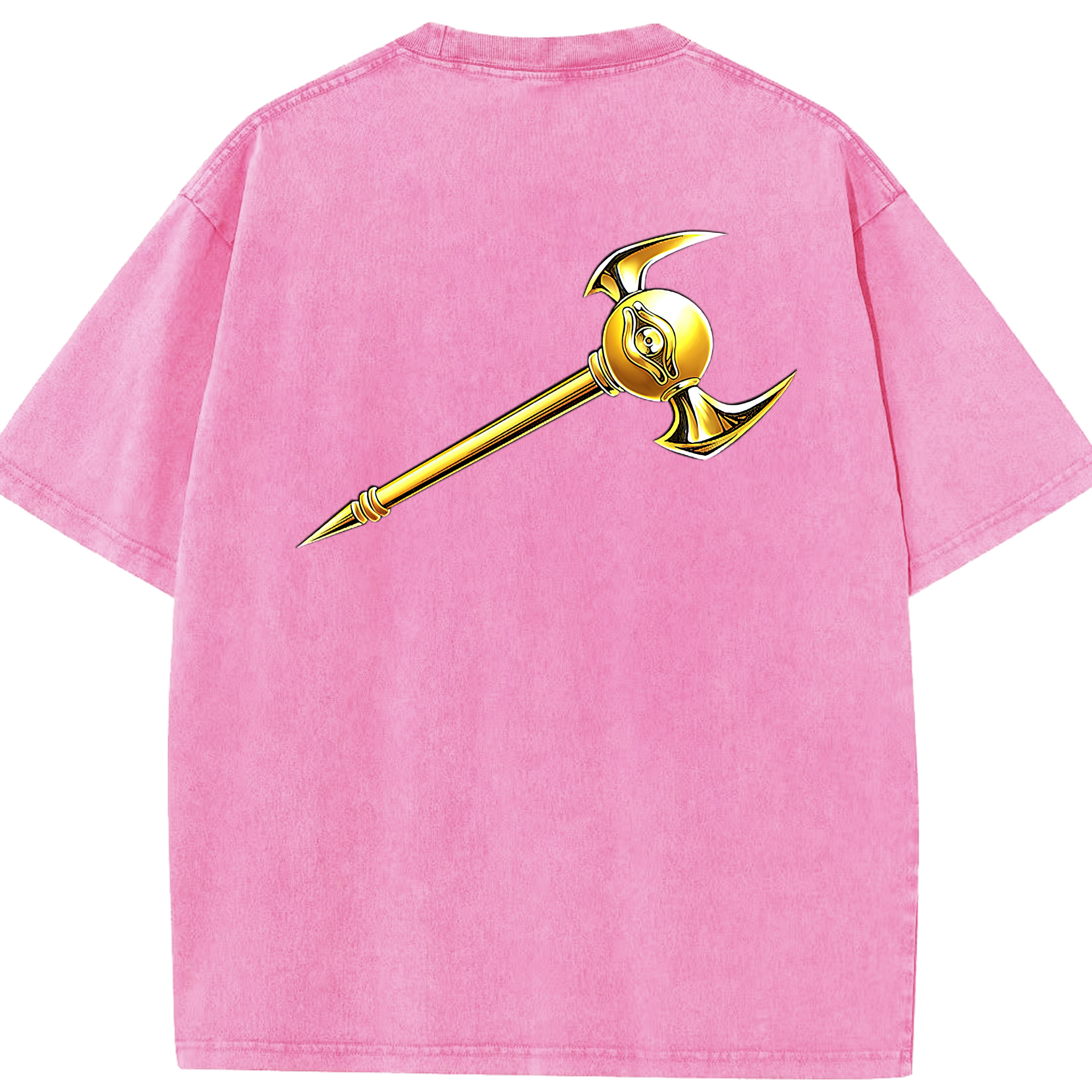 （画像用） 遊☆戯☆王 Yu-Gi-Oh! 綿100% ヴィンテージ風 半袖Tシャツ（背面プリント）
